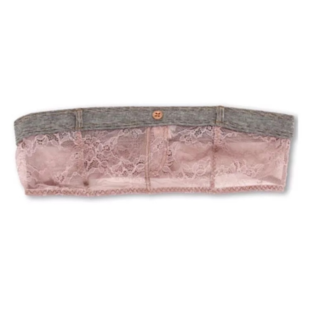 DIESEL Lace TOP Size: MEDIUM (36B - 09) NEW Tan / Rose Pink